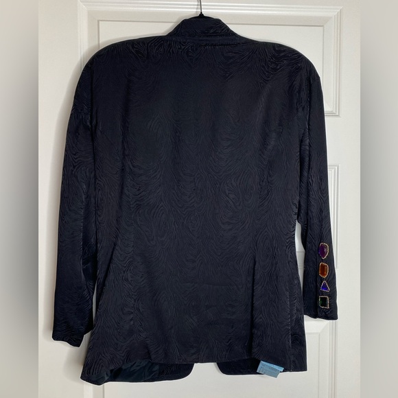 Deadstock Vintage Adam Douglass 80s jewel blazer - Picture 2 of 5